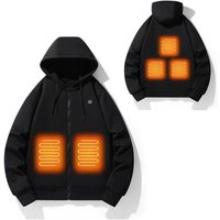 Men's USB Heating Hoodie Anime Hoodies Winter Men Women Streetwear Pullover Harajuku Heated Hoodies Sweatshirt Clothes image 4