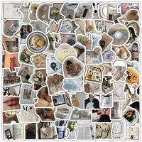 100PCS Ins Style Daily Life Small items Graffiti Stickers for Helmet Bicycle Hand Account Pencil Case Decals Sticker Story Store