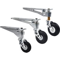 1 Piece CNC Aluminium Tail Wheel Landing Gear For RC Airplane Gas Engine 3D/ 4D Model 20CC to 220CC