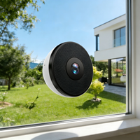 BoyKeep Window Camera, 4MP Ultra HD Indoor Surveillance Camera, 2.4G & 5G WiFi 6 Home Security Camera with Phone APP, Privacy Pr
