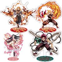 Anime Demon Slayer Peripheral Acrylic Stand Model Kimetsu No Yaiba Douma Kokushibo Akaza Desktop Ornament Fans Collect Gift