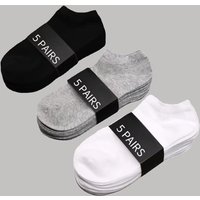 5/10 Pairs Unisex Socks Low Cut Breathable Business Boat Sock Solid Color Comfort Ankle Casual White Black Summer Men Busine
