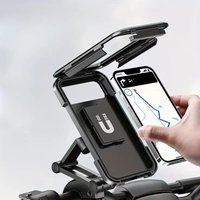 AliExpress NONE Universal Waterproof Motorcycle Bike Mobile Phone Holder 360° Swivel Adjustable Support for Bicycle GPS Compatible