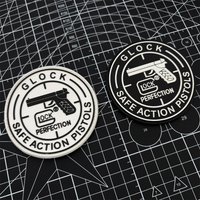 One Pattern Pvc Material Sticker Patch Soft Rubber, Glow-In-The-Dark Effect, Hook and Loop Tactical Morale Badge - Patch - Multi-Color, Perfect for Armbands, Backpacks, and Clothing Embroidery Patches