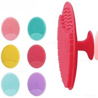 1PC Silicone Cleaning Brush Gel Washing Pad Exfoliating Blackhead Remover Facial Deep Cleansing Face Brushes Baby Bath Massager