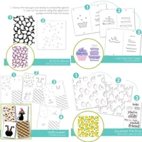 2025 New Scrapbook Diary Decoration Love Background and Flower Cake Stencil Embossing Template DIY Greeting Card Handmade