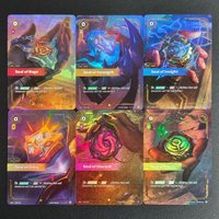 DIY Riftbound League of Legends Trading Card Game Spiritforged SFD Seal of Discord Unity Rage Insight Strength Gear Card Toy