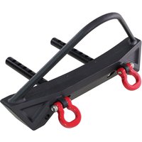 For MN1/12 MN128 RC car metal front bumper, front anti-collision belt winch installation hole upgrade parts accessories