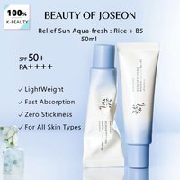 Beauty of Joseon Relief Sun Aqua-Fresh:Rice+B5 50ml,SPF50+ PA++++,Lightweight Fluid,Skin-Friendly,Korean Skincare,Korean Makeup