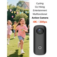 AliExpress NONE SJCAM Pocket 4K Mini Camera with Waterproof Case C100 Plus EIS Action Cam Magnetic Wearable for Helmet Motorcycles Cycling Vlog