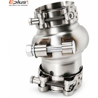 Adaptateur de tuyau d'échappement en acier inoxydable, joint pivotant universel, connecteur de tuyau, installation par serrage, aucun soudage requis
