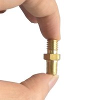 1PC DIY Accessories Air Compressor Tank Fill Valve Hexagonal Brass Tank Fill Valve M8/M10 Threaded Valve Core New