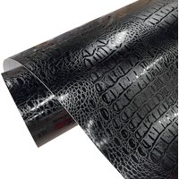 Premium Faux Crocodile Pattern Vinyl Wrap Film Self Adhesive DIY Decal Automotive Wrapping Foil with Air Release