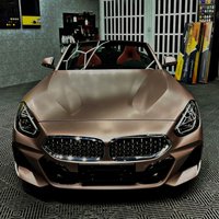 Matte Metallic Rose Gold Car Sticker Color Change Vinyl Film Bubble Free Wrapping Car Accessories Auto Self Adhesive Decals