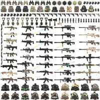 WM2600 WM2601 WM2602 Soldiers Building Blocks Accessories Modern Special Forces Figures Gun Weapons Kids Toys Gifts