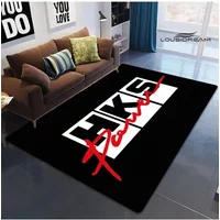 HKS Racing Car Logo Carpet – Non-Slip Living Room Bedroom Rug, Yoga Mat & Doormat, Fashionable Gift for Car Lovers