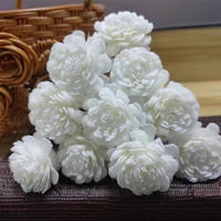 10pcs aroma diffusing stick and white foam flower combination, aromatherapy flower diffusing stick, fiber stick essential