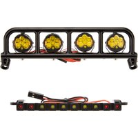 MEUS RACING RC LED Lights Spotlight Roof Light Tail Light Kit for Vanquish H10 Optic Sparco Yokohama RTR 1/10 RC Crawler Upgrade