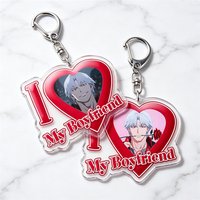 Game Dmc I Love Boyfriend Keychains for Accessories Bag Dante Vergil Nero Sparda Lady Gaming Ring Jewelry Fans Gifts Keyrings