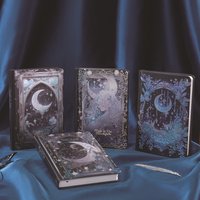 Vintage Grimoire Gothic European Style Journal Girlish Tarot Gold Foil Literary Full Color Exquisite Notebook Diary