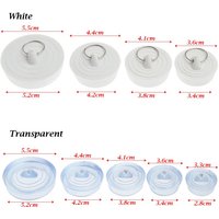 Useful Washroom Kitchen Round Leakage-proof Water Sink Plug Drain Cover Bathtub Stopper Sewer