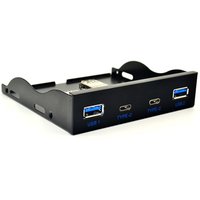 2 Port USB 3.0 + 2 Port USB 3.1 Type C 20 Pin Connector USB Hub USB C Hub For Desktop Computer 3.5 Inch Floppy Drive Front Panel