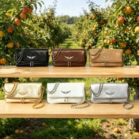 New durable women's fashionable shoulder bag with classic design, chain strap crossbody bag, outdoor casual small square bag