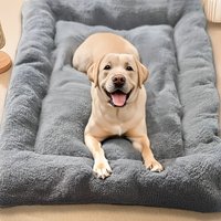 Extra Large Plush Pet Bed for Dogs and Cats Ultra Soft Polyester Rectangular Couch Pad