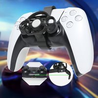 1Pcs Mini Game Steering Wheel For PS5 Game Controller Accessories-Racing Games Steering Wheel Replacement Enhanced Gaming