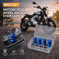 For Super Soco CPx CUmini CUx TC 50 TC Max Wanderer TCMax Motorcycle Accessories CNC Aluminum Tire Valve Stem Cap Air Port