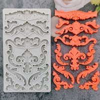 Relievo Door Silicone Mould Fondant Cake Decorating Silicone Mold Clay,Sugarcraft Cupcake Top Chocolate Baking Tool