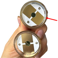 1st Generation Disposable RF Microneedling Cartridge Gold Plated 10/25/64 Pins Nano For Fractional RF Microneedle Machine