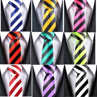 New 5cm Width Striped Ties 11 Colors Classic Business Wedding Party Necktie Fashion Formal Neckwear for Men Groom Best Man Gift