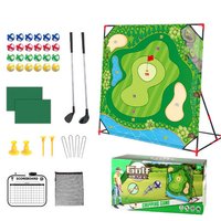 Battle Golf Chipping Game Golf Hitting Mat Sports Activities Putting Practice Toy Swing Training Tool for Home Backyard