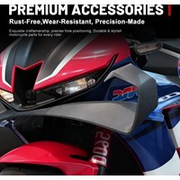 Enhanced Aerodynamics CBR600RR 2020-2025 - Track Style Front Spoiler Kit, Fairing-Mounted Winglet