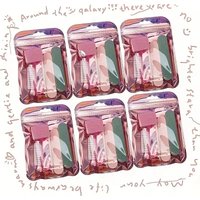 5Pcs Disposable Nail Art Kit, Mini Sponge File, Wood Stick, Nail Buffer, Polishing Strip & Horn Brush, Short Style Manicure Set