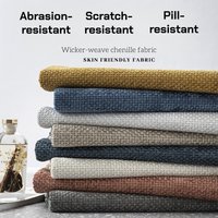 High-quality Wicker-weave Chenille Sewing Fabric Sold By The Meter For Sofa Covers Tablecloths Pillowcases DIY Sewing Projects