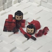 Movie Cartoon Heroic Mini Action Figure Doll Building Blocks Anime Characters Model Toy Gifts Swordsman