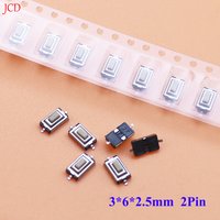20PCS DC12V 50mA Membrane Switch 3x6x2.5MM Tactile Push Button Switch Tact 2 Pin 3*6*2.5mm Switch Micro Switch SMD