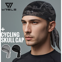 WRELS Cooling Skull Caps Helmet Lining Breathable Sweat Wicking Cycling Pirate Hats Outdoor Lightweight Running Quick Dry Cap
