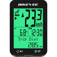 AliExpress Bikevee Multi-Language GPS Wireless Bike Computer Bicycle Odometer Speedometer Mountain Cycling Speedo Meter Multi Functional LCD Screen