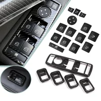 Car Window Switch Button Frame Cover Sticker For Mercedes Benz A B C E GLE GLA CLA GLK A180 A250 B180 B250 E200 E350 GLE350