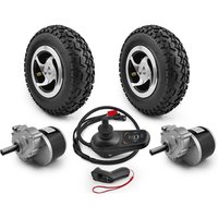 Dual 9 Inch Wheel 75 120RPM 24V 500W Brushed Gear Motor Kit For Electric Golf Carry Garden lawn mower Tool Cart