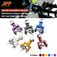Electric Motocross CNC Foot Pegs Fixing Bracket Rests Pedal Mount Support Bracket For Surron Light Bee X S For Segway X160 X260
