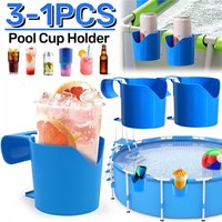 Swimming Pool Cup Holder Portable Outdoor Pool Cup Holder No Punching Required Beverage Storage Holder Pool Accessories