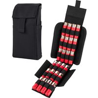 25 Round Shell Pouch 12 Gauge 12GA Shotgun Reload Molle Magazine Holder Outdoor Hunting Hiking Gun Ammo Bullet Mag Waist Bag