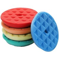 5Pc 5 Inch Polishing Pads, Orbital Buffer Polisher Pads, Foam Polish Pad for Compounding, Polishing, Waxing, Scratch Repair