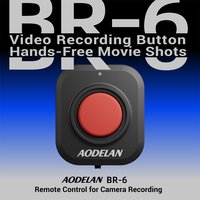 AODELAN BR6 Wireless Bluetooth Camera Remote Video Record Moive Shooting Button For Canon Sony Nikon Fujifilm Camera Cage Handle