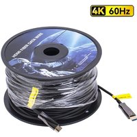 4K 60Hz AOC HDMI 2.0 Fiber Optical cable 20M 30M 50M HDMI Fiber Cable High Speed 18Gbps HDR ARC HDCP2.2 for PS4/5 TV Box LCD PC