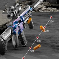 M416 Toy Gun Shell Throwing Soft Bullet Suction Cup Firing Manual Loading Children's Assault Rifle Model Boy's Toy